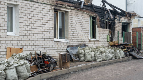 Professional Emergency Fire Cleanup technician working in Cushing, WI